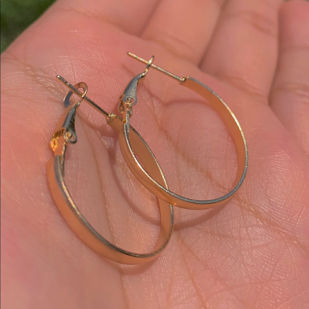 Three beautiful hoop earrings!!